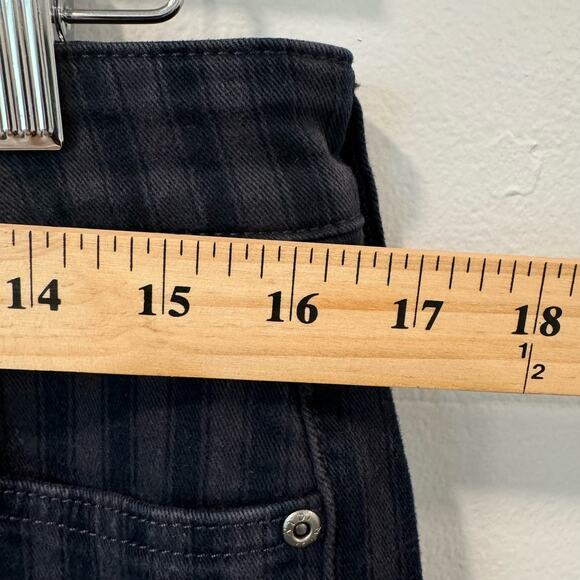 NYDJ Marilyn Straight Stretch Tahoe Stripe Blue Lift Tuck Jeans 10 - Picture 4 of 10